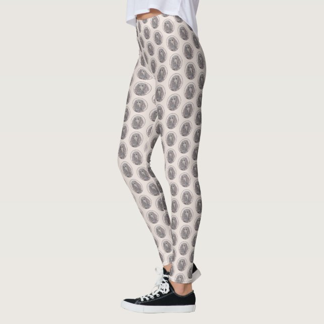 Boykin Spanischmalerei - Niedliche Original Dog Ar Leggings (Links)