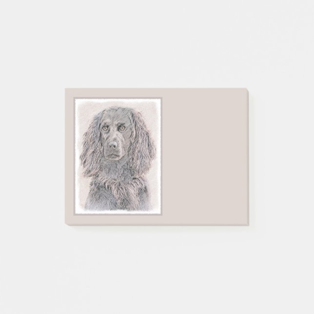 Boykin Spanischmalerei - Niedliche Original Dog Ar Post-it Klebezettel (Vorderseite)