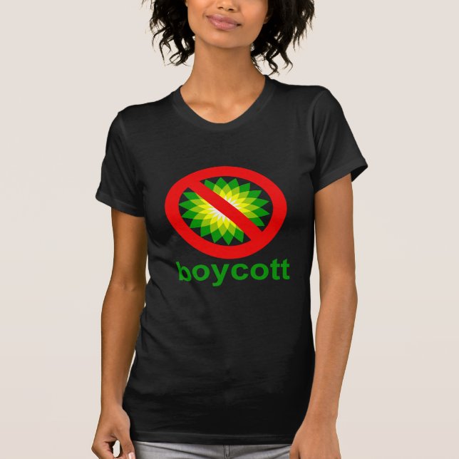 Boykott BP T-Shirt (Vorderseite)