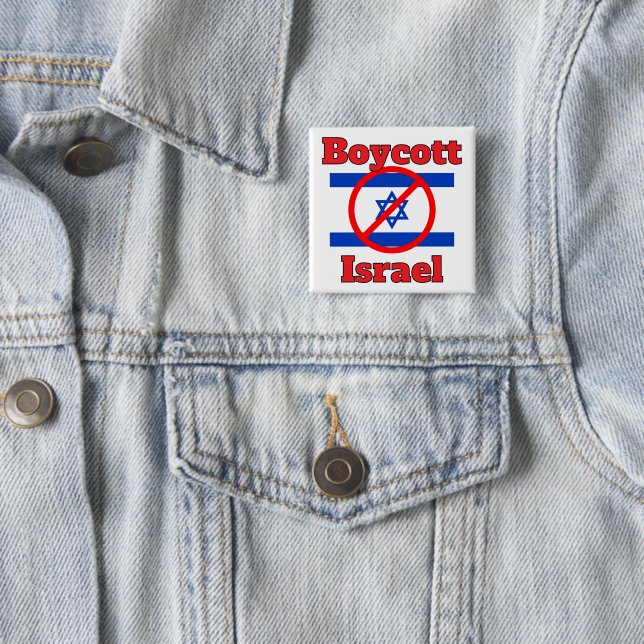 Boykott-Israel-Button Button (Beispiel)
