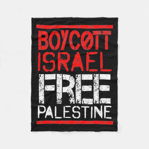 Boykott Israel Palästina Gaza Kriegsbewusstsein Fleecedecke