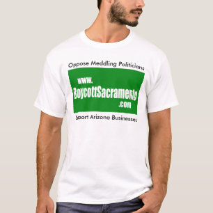 Boykott Sacramento, setzen entgegen, Politiker zu T-Shirt
