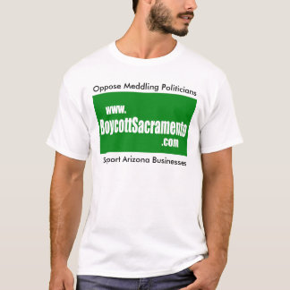 Boykott Sacramento, setzen entgegen, Politiker zu T-Shirt