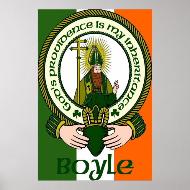 Boyle Clan Motto Poster Print (Vorne)
