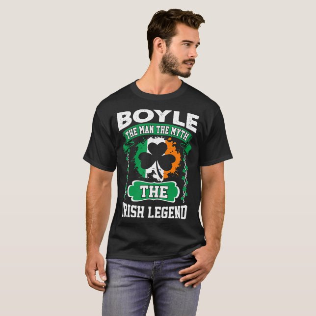 Boyle der Mann das Mythos-irische Legenden-St. T-Shirt (Vorne ganz)