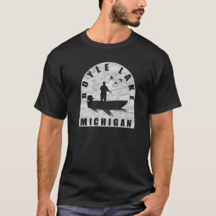 Boyle Lake Fishing Michigan T-Shirt