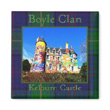 Boyle Scottish Clans Kelburn Castle Foto Tartan