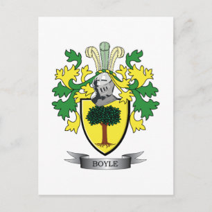 Boyle-Wappen Postkarte