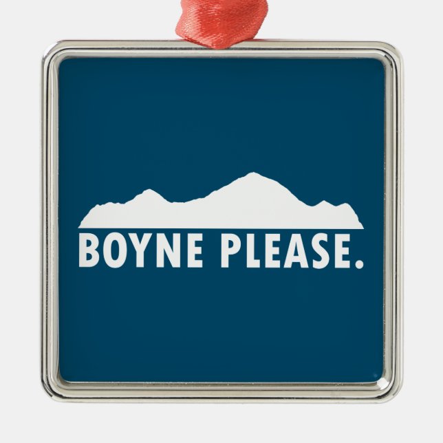 Boyne Bitte Ornament Aus Metall (Vorne)