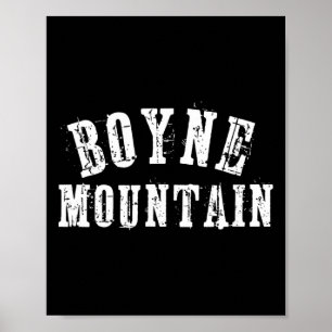 Boyne Mountain Rustikal Fette Kunsthandwerkliche G Poster