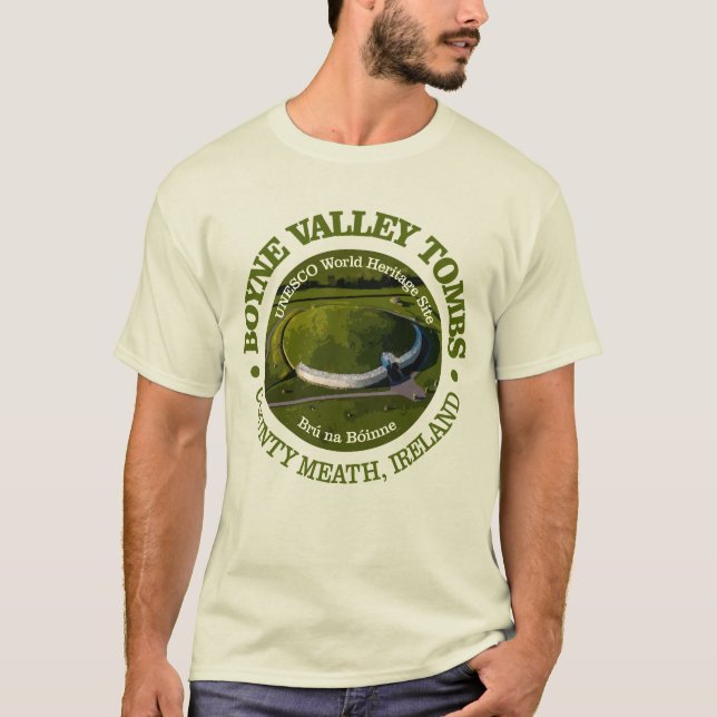 Boyne Valley Tombs (rd) T-Shirt (Vorderseite)