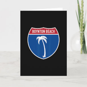 Boynton Beach Florida Interstate Highway Urlaub Karte