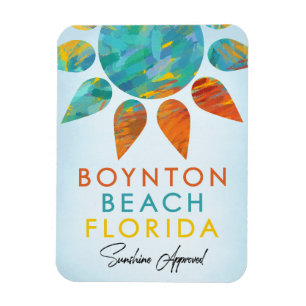 Boynton Beach Florida Sonnenschein Magnet