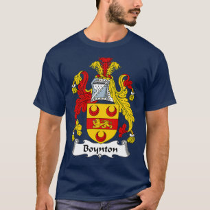 Boynton Coat of Arms Familienwappen T-Shirt