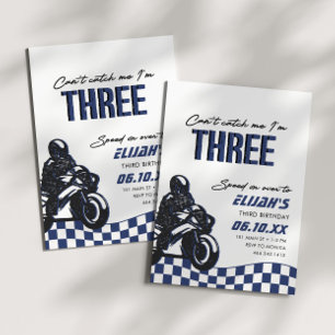 Boys 3rd Motorcross Dirt Bike Geburtstag Einladung