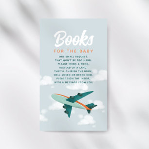 Boys Airplane Travel Baby Duschbücher für Baby Begleitkarte