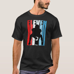 Boys American Football 11. Geburtstag Quarterback T-Shirt