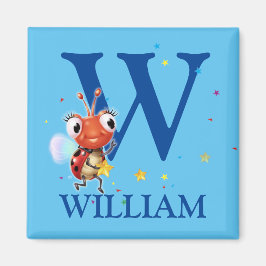 Boys anfänglicher Ladybug-Kühlschrankmagnet Magnet