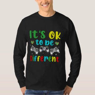 Boys Autism Game Autismus Aufklärung Monat Männer T-Shirt