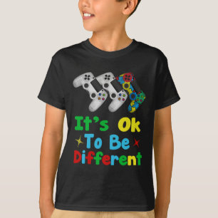 Boys Autism Gift Game Autismus Aufklärung Monat Ta T-Shirt
