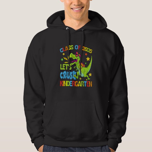 Boys Back To School Class Of 2035 Let's Crush Kind Hoodie (Vorderseite)