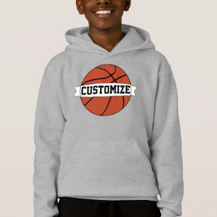 Boys Basketball Custom Team Player Name & Nummer Hoodie