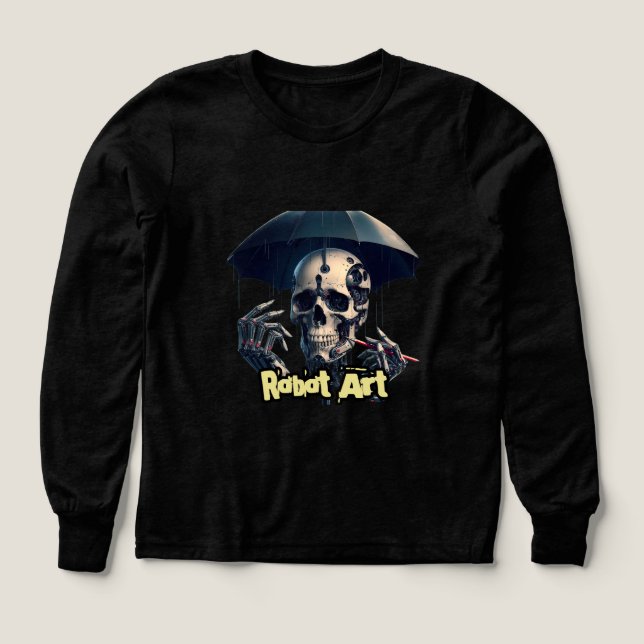 Boys Bella+Leinwand Tri-Mix Langschläfer Shirt, So (Design Vorderseite)