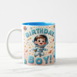 Boy's birthday Mug Zweifarbige Tasse