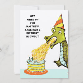 Boys Birthday Party Einladung