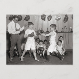 Boys' Boxing Club, 1925 Postkarte
