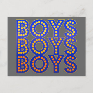 Boys Boys Boys Postkarte