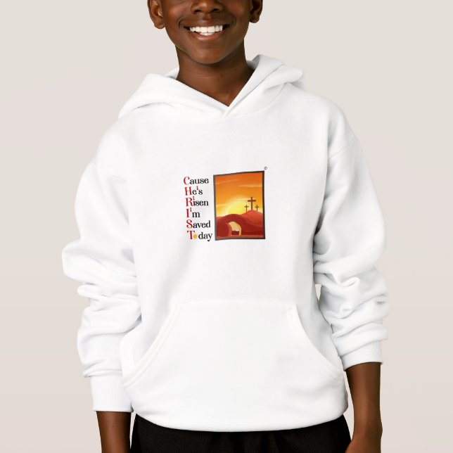 Boys Christ Acronym Hoodie (Vorderseite)