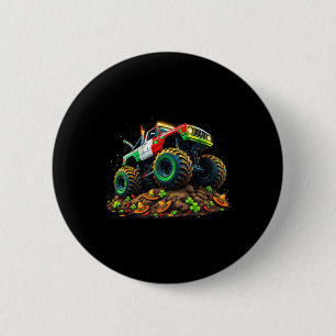Boys Cinco De Mayo Kleinkind Lucky Monster Truck Button
