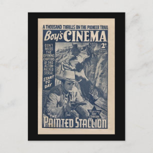 Boys Cinema 1938 - Der bemalte Hengst Postkarte