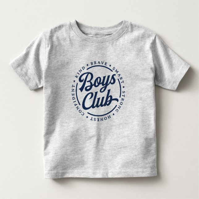 Boys Club T - Shirt - Brave Smart Strong Honest Ki (Vorderseite)