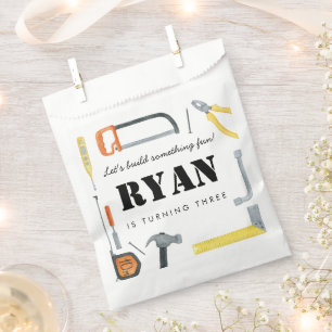 Boys Construction Builder Giveaway Geschenktütchen