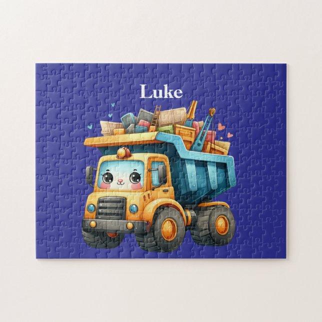 Boy's Dump LKW Puzzle (Horizontal)