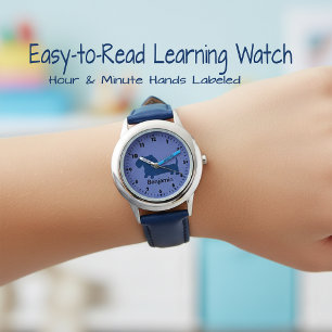 Boys First Watch - Dackel Thema & Personalisiert Armbanduhr