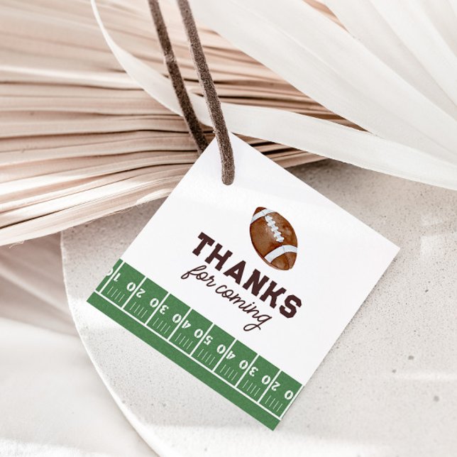 Boy's Football 1. Geburtstag Touchdown Geschenkanhänger (Von Creator hochgeladen)