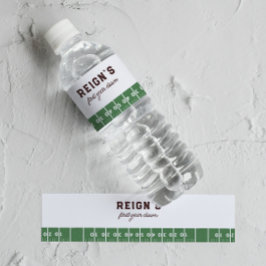 Boy's Football Erstes Jahr Runter 1. Geburtstag Pa Wasserflaschenetikett