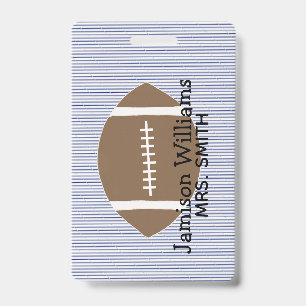 Boys Football Navy Waterproof Labels Ausweis