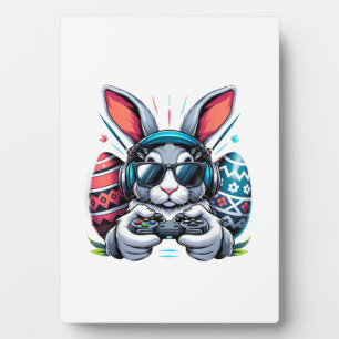 Boys Frohe Ostern Tag Hase Ei Videospiel Kinder Ic Fotoplatte