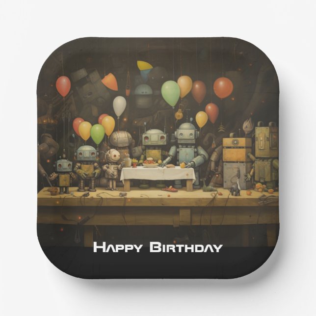 Boy's Fun Birthday Party Paper Teller #2 (Vorderseite)