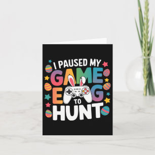 Boys Gamer Egg Jagen Ostertag Videospiele Bunny G Karte