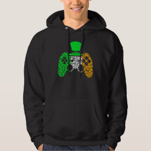 Boys Gamer Game Lucky Kleeblatt St Patricks Day Ir Hoodie