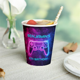 Boys Gaming Controller Geburtstagsparty Pappbecher