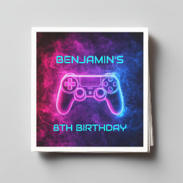 Boys Gaming Controller Geburtstagsparty Serviette