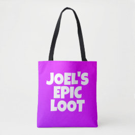 Boys Geburtstag Epic Loot Gamer Nebel Lila Custom