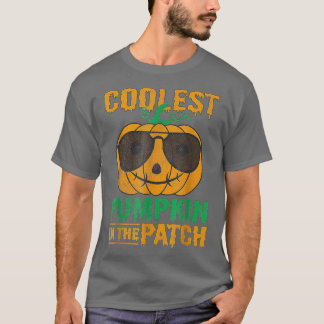 Boys Girls Coolest Pumpkin In The Patch Tee Hallow
