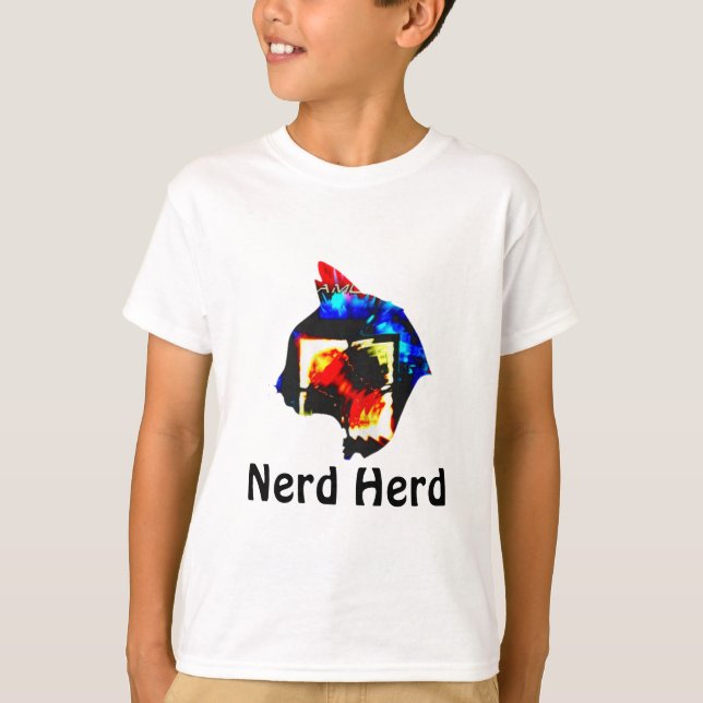 Boys & Girls Nerd Herde T - Shirt (Vorderseite)
